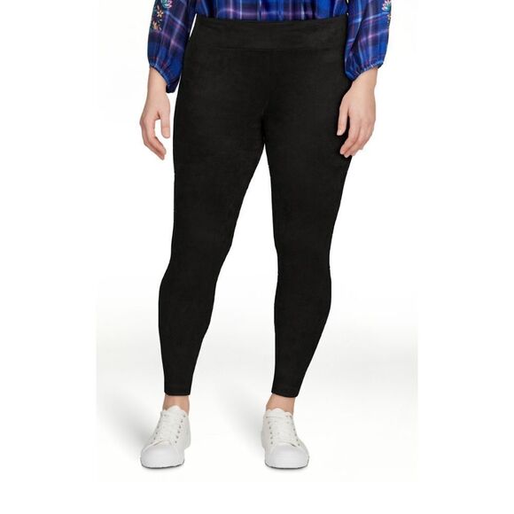The Pioneer Woman Pants - Faux Suede Leggings XL Black